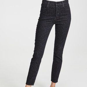 J Brand Button  Fly Lillie High Rise Crop Jeans